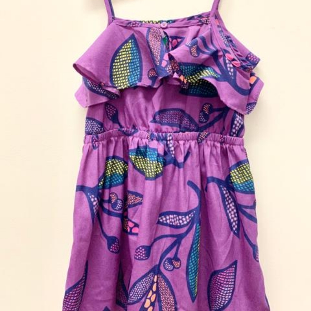 Girls New purple string dress sz 4T Cherokee